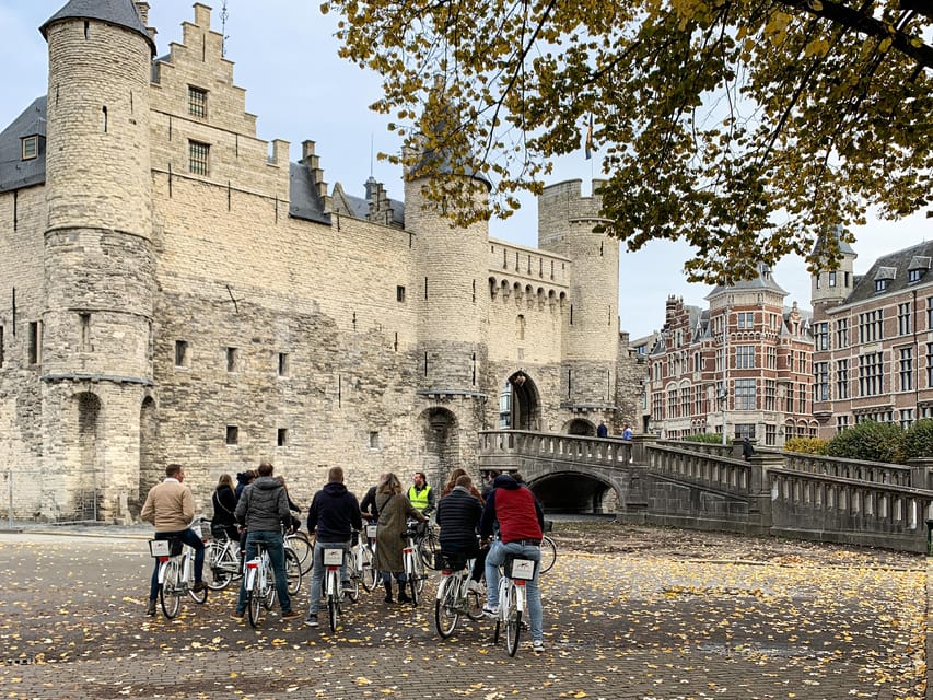 Antwerp: City Highlights Guided Bike Tour - The route you’re likely to ride: classic center, Steen castle, port views