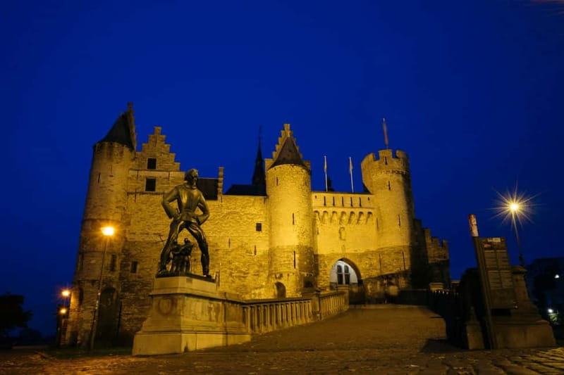 Antwerp: Dark Side of Antwerp Private Tour - Ending at the MAS Museum rooftop for real panoramic night views