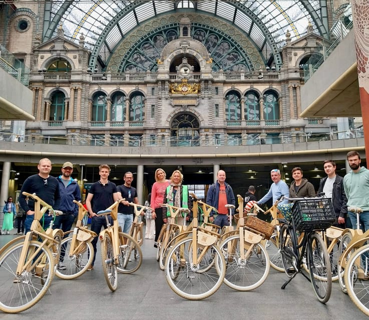 Antwerp: The Big 5 City Highlights by Wooden Bike - Het Steen, church stops, and the classic heart: Grote Markt energy