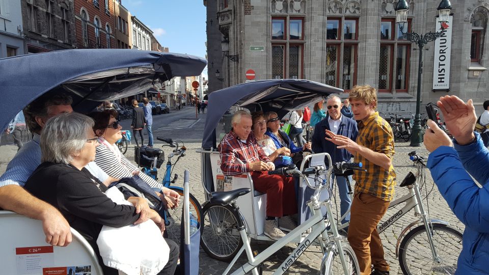 Bruges: Guided Rickshaw Tour - Into quieter Bruges: how the route changes your day