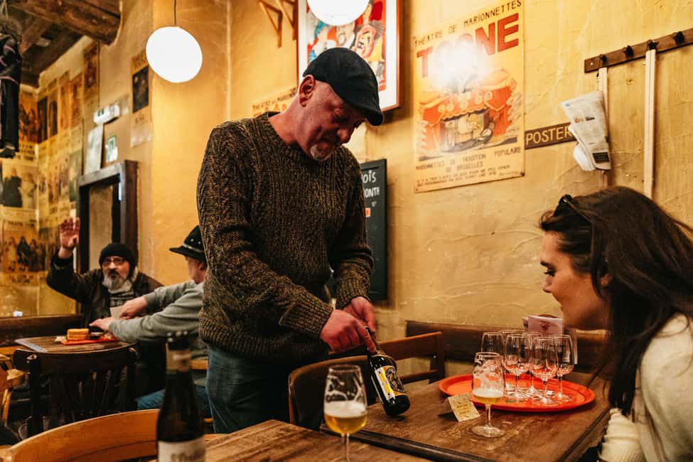 Brussels: Beer Tasting Tour with 7 Beers and Snacks - Key things to know before you go