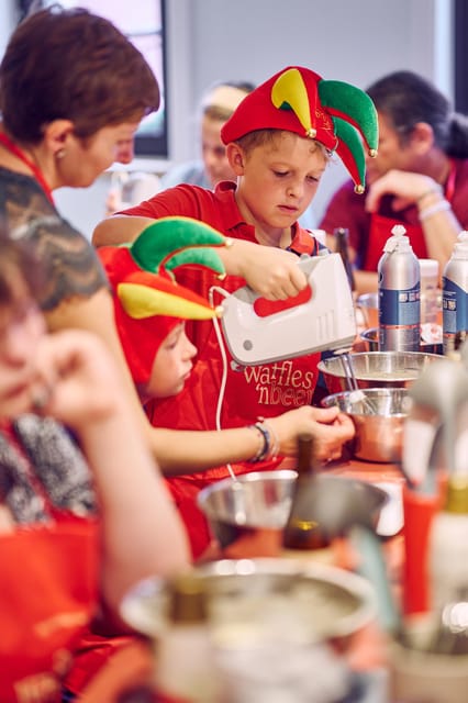 Brussels: Belgian Waffle Making Workshop with Beer Tasting - Cook, plate, and eat: toppings plus your paired beer