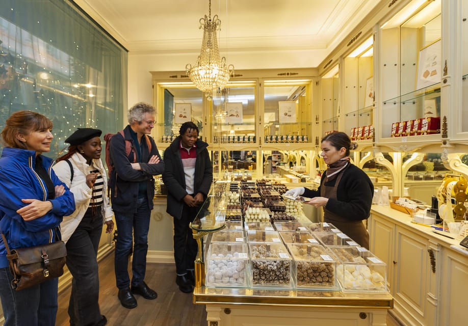 Brussels Food Tour: Main Dish, Beer, Waffle & Chocolate - Grand Sablon: traditional eats in a stylish setting
