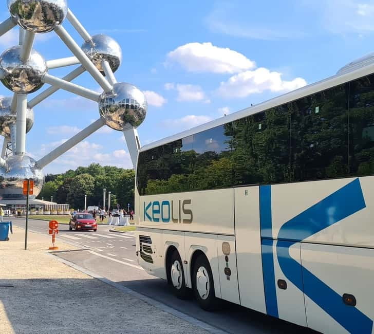 Brussels Highlights: Walking & Bus Tour with Waffle Tasting - Sablon and the finish near Central Station