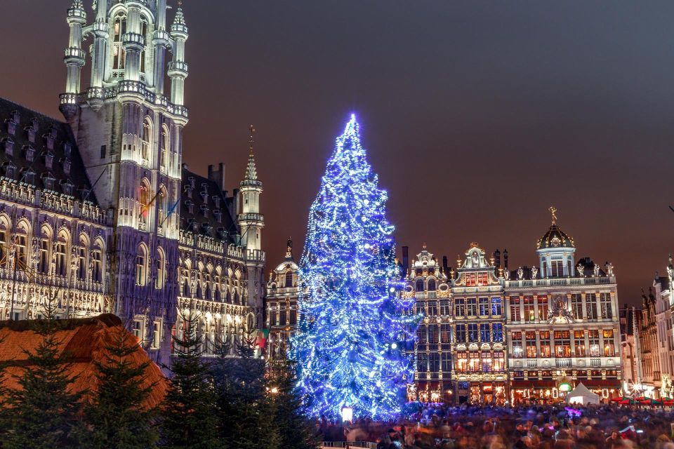 Brussels: Open Top Christmas Lights Tootbus Tour - The Route: From Dansaert Departures to Christmas Market Finishes