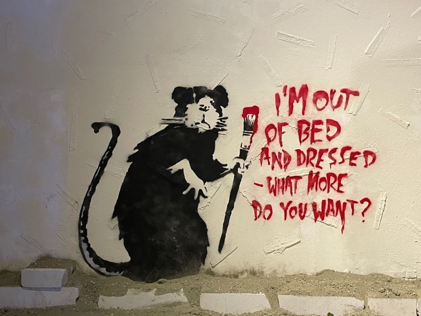 Brussels: The World of Banksy Museum Permanent Exhibition - A Note on Stairs: Two Levels Means Planning Your Route