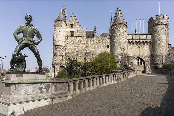 Excursion to Antwerp and Ghent by bus from Brussels with stop at the Atomium - Grote Markt and Brabo: Square Drama You Can Actually See