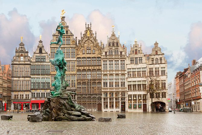 Excursion to Antwerp and Ghent by bus from Brussels with stop at the Atomium - Plantinkaai and Steenplein: Getting Oriented in Antwerp