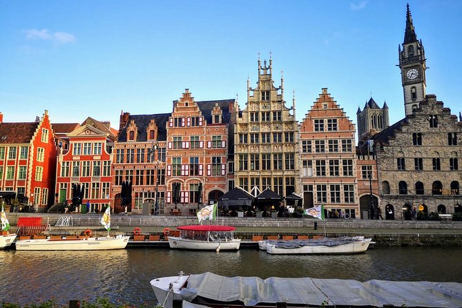 Excursion to Bruges and Ghent by bus from Brussels - Graslei, Korenlei, OOOST, and the cuberdon street moment