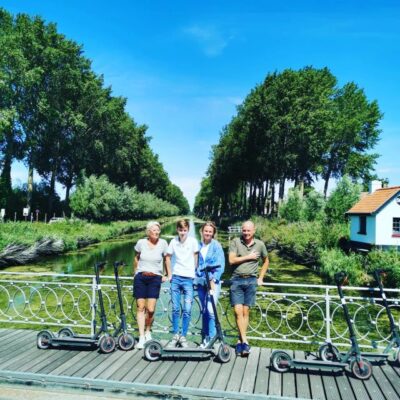 From Bruges to Damme: Private Electric Scooter tour - Meeting at Komvest 1 in Bruges, then heading toward Damme