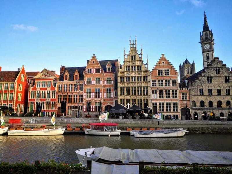 From Brussels: Day Trip to Ghent with Atomium - St. Nicholas’ Church, Guild Halls, and the Quayside at Graslei