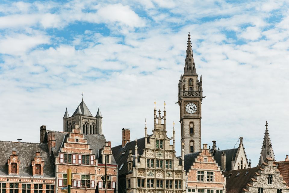 From Brussels: Guided Day Trip to Bruges and Ghent - Ghent guided walk: Saint Bavo Cathedral, Belfort, and the Town Hall mix of styles