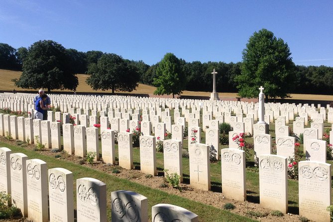 From Ypres, The Christmas Truce to Passchendaele Ypres Based WW1 private tour - Stop 2: Hooge Crater Cemetery and Pat Bugden VC on Menin Road