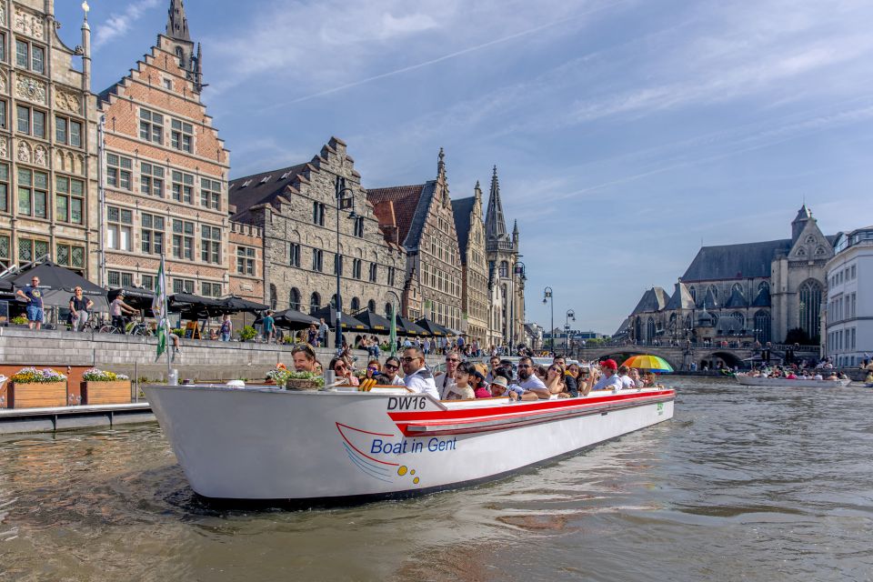 Ghent: Hop-on Hop-off Water-Tramway - Languages on board: live guide in Dutch, audio in four tongues