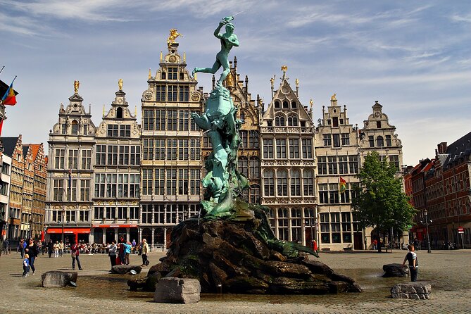 Historical Walking Tour: Legends of Antwerp - Hendrik Conscience Square and a Baroque Church Moment