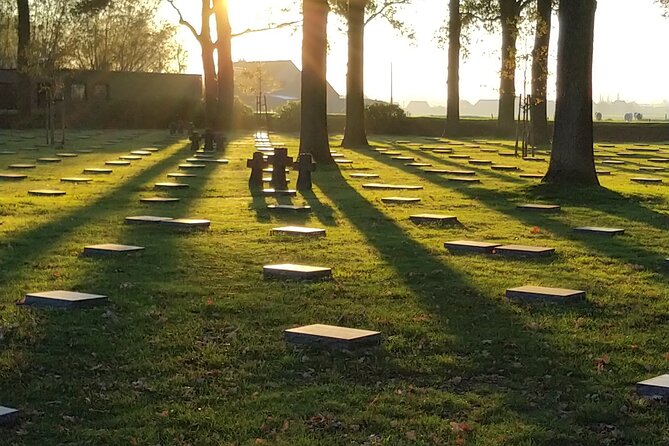 In Flanders Fields and Passchendaele Half Day Morning Tour - Langemark Cemetery: 44,000 burials and a darker political echo