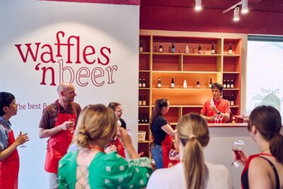 The Waffles 'n Beer Workshop in Ghent Centre - The Belgian Beer Tasting: 3 Drinks, Then a Choice for Your Batter