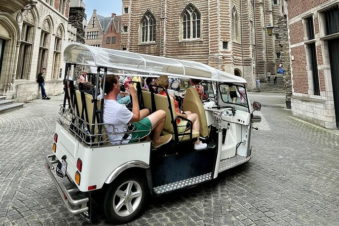 TukTuk Tour through historic Antwerp 2.5h - MAS on the Eilandje: port ideas, Port Pavilion, and the Felix warehouse